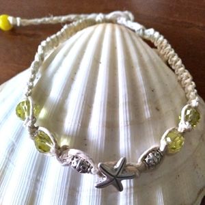 Starfish Natural Hemp Anklet